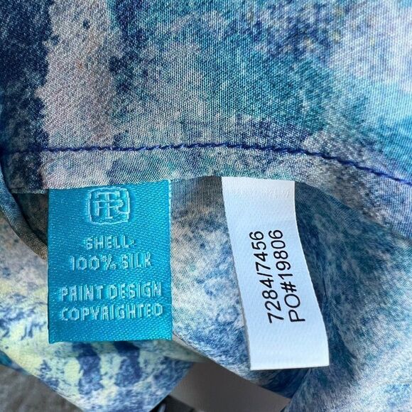 Tori Richards Honolulu 100% Silk Hawaiian Shift Dress Size 4 - Picture 6 of 6